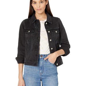 NWT Madewell The Jean Jacket in Lunar Wash, Black Wash Denim